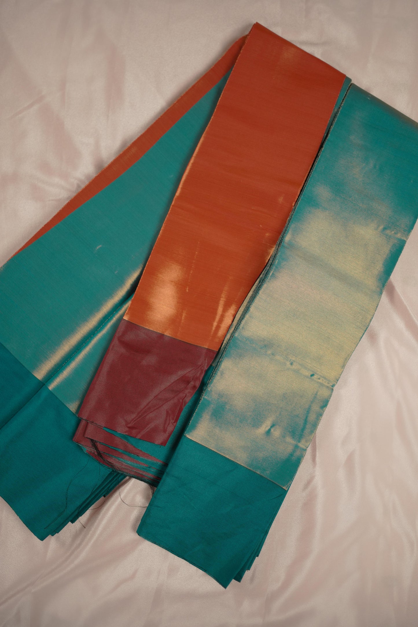 Handwoven Dual-Tone Kanjivaram Silk blend Saree(SAR-1130)