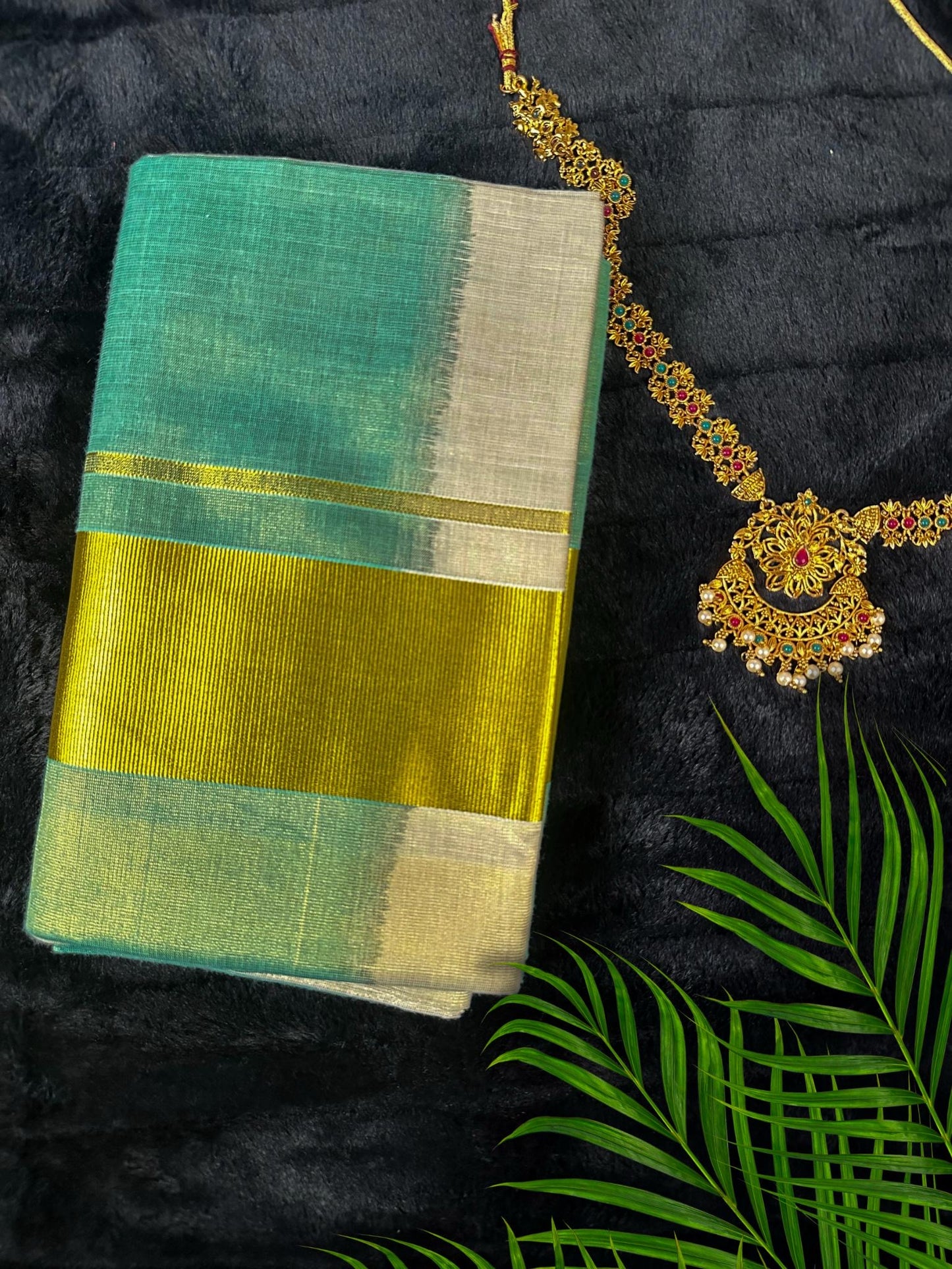 Latest tie and dye set mundu(SM-245)