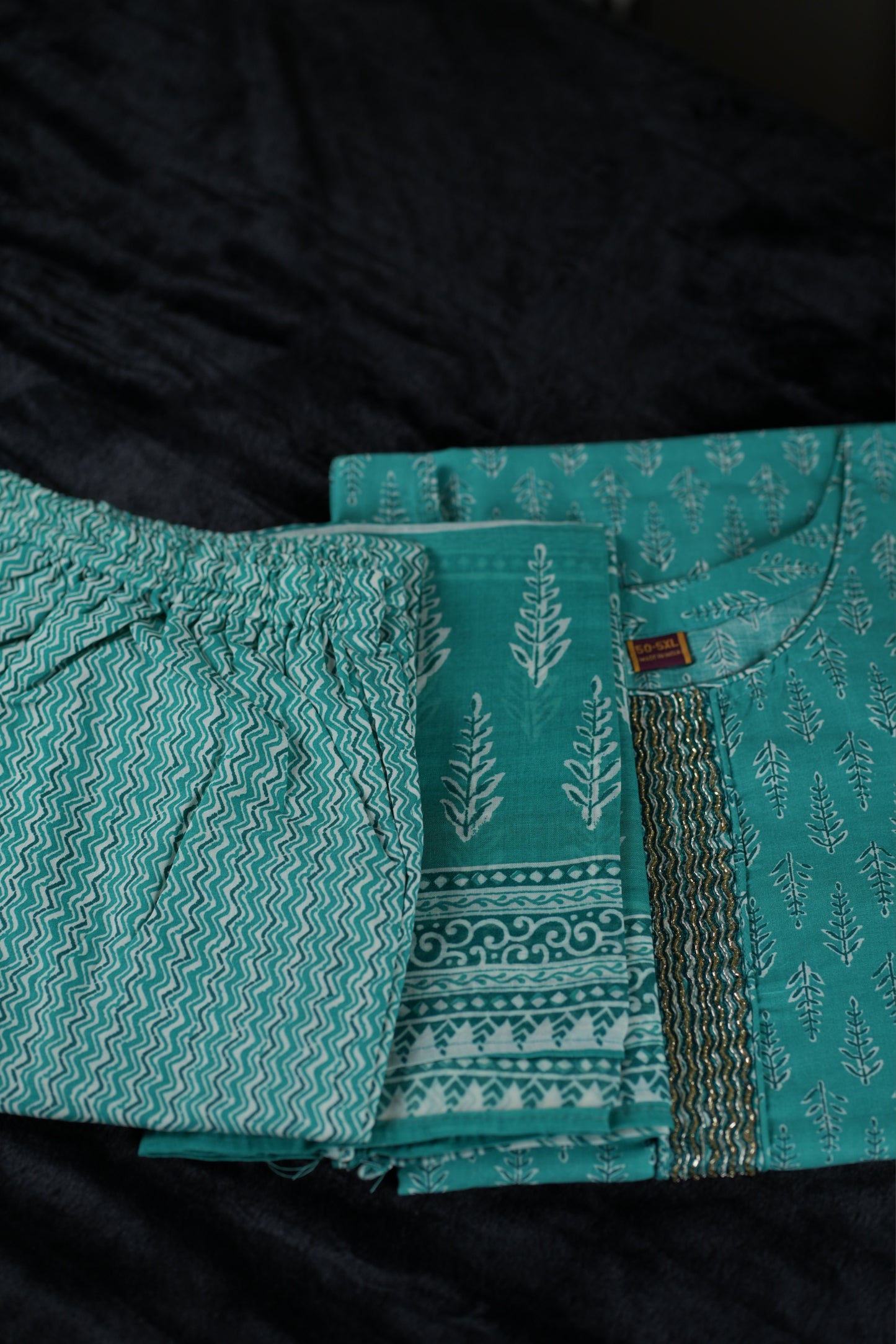 Premium cotton fabric Kurti set (KSH870)