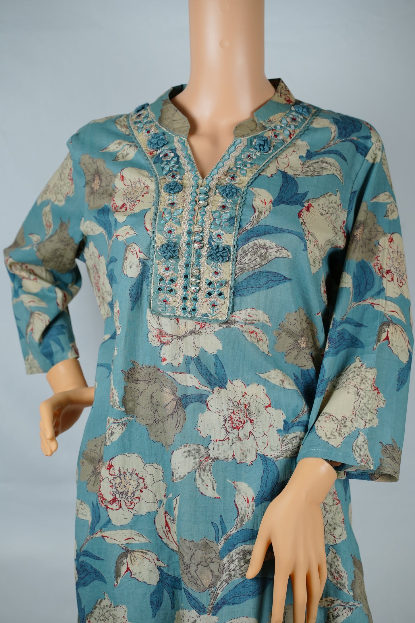Premium cotton fabric kurti set (Kur-620)