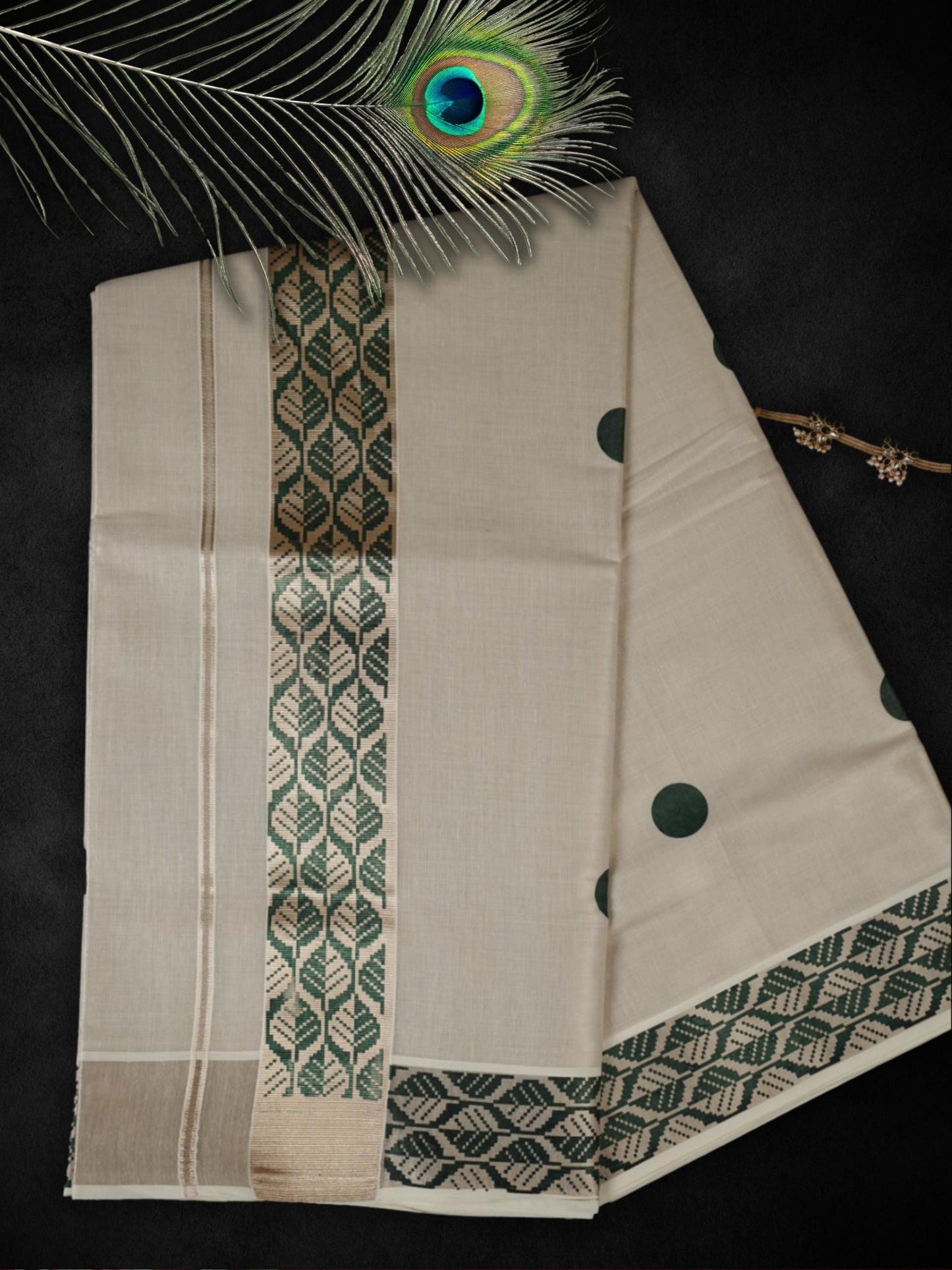 Elegant tissue kasavu saree(SAR-240)