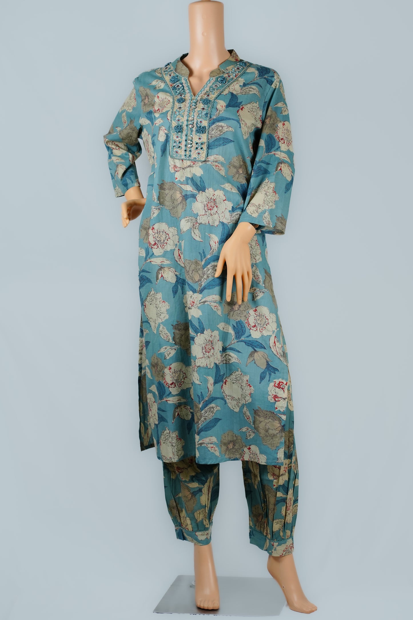 Premium cotton fabric kurti set (Kur-620)