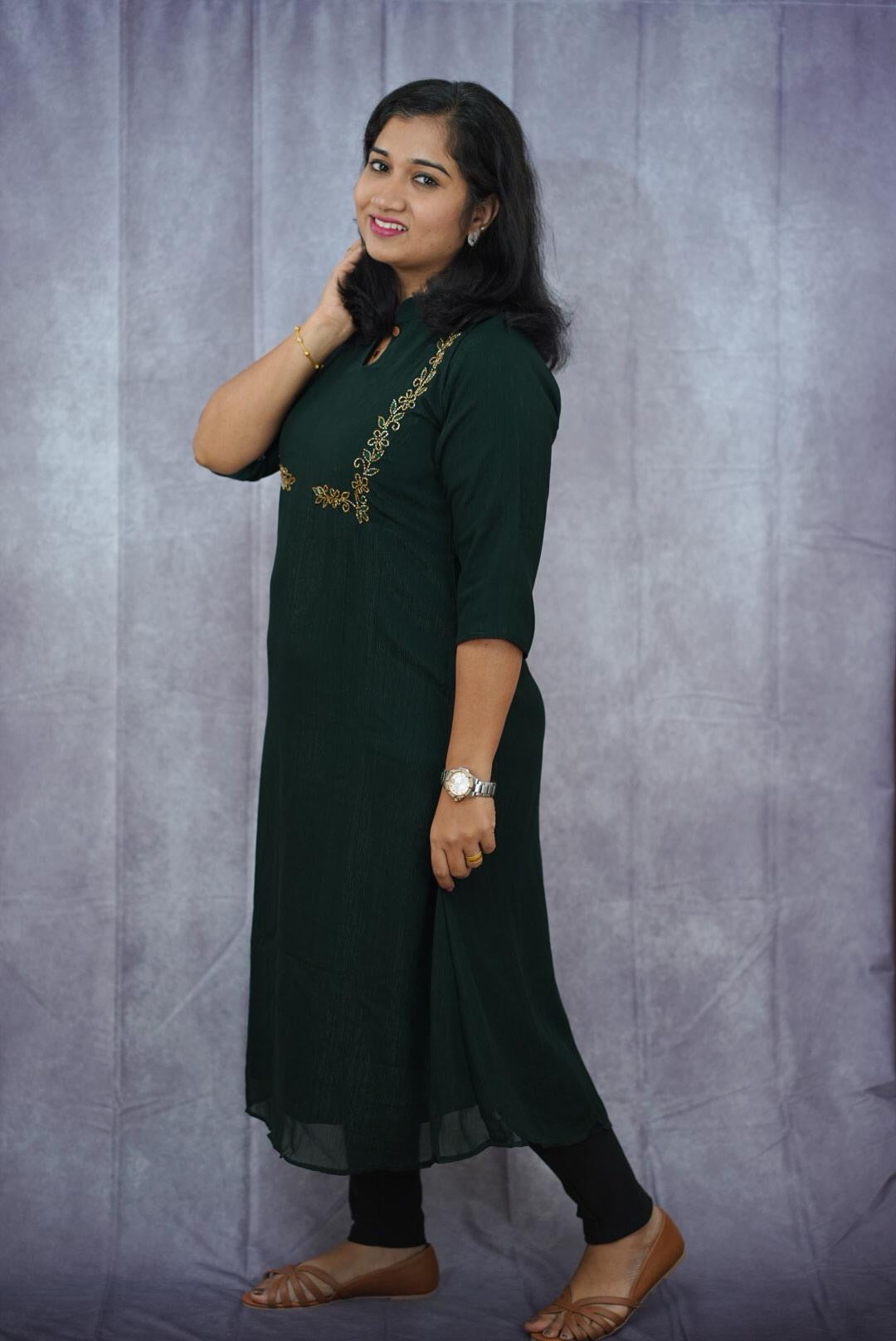 Premium georgette kurta(KER-1054)