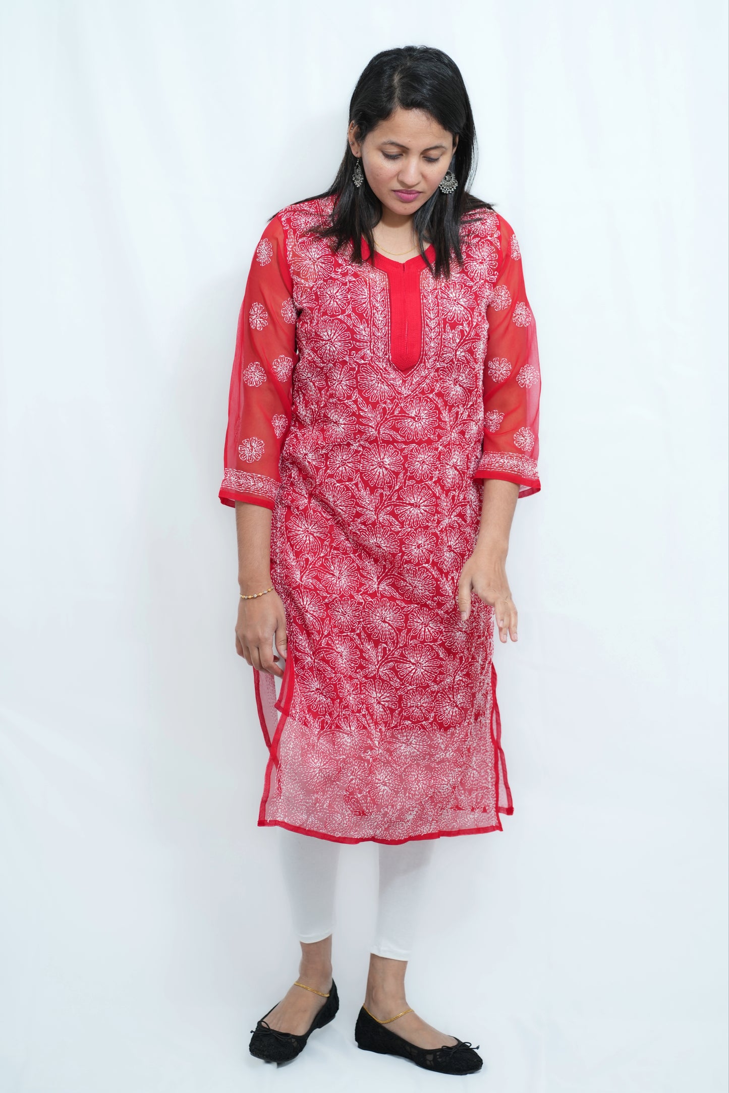 Stunning georgette Kurti set (KER-1101)