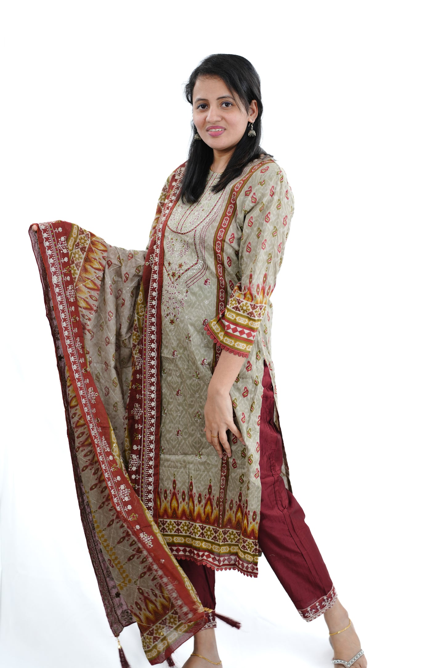 Stylish Cotton Kurti set (KER780)