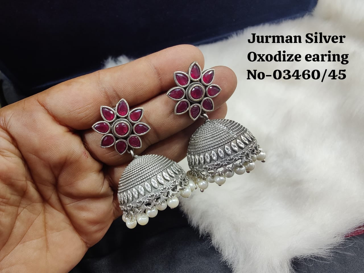Jurman Silver Oxodize Earing