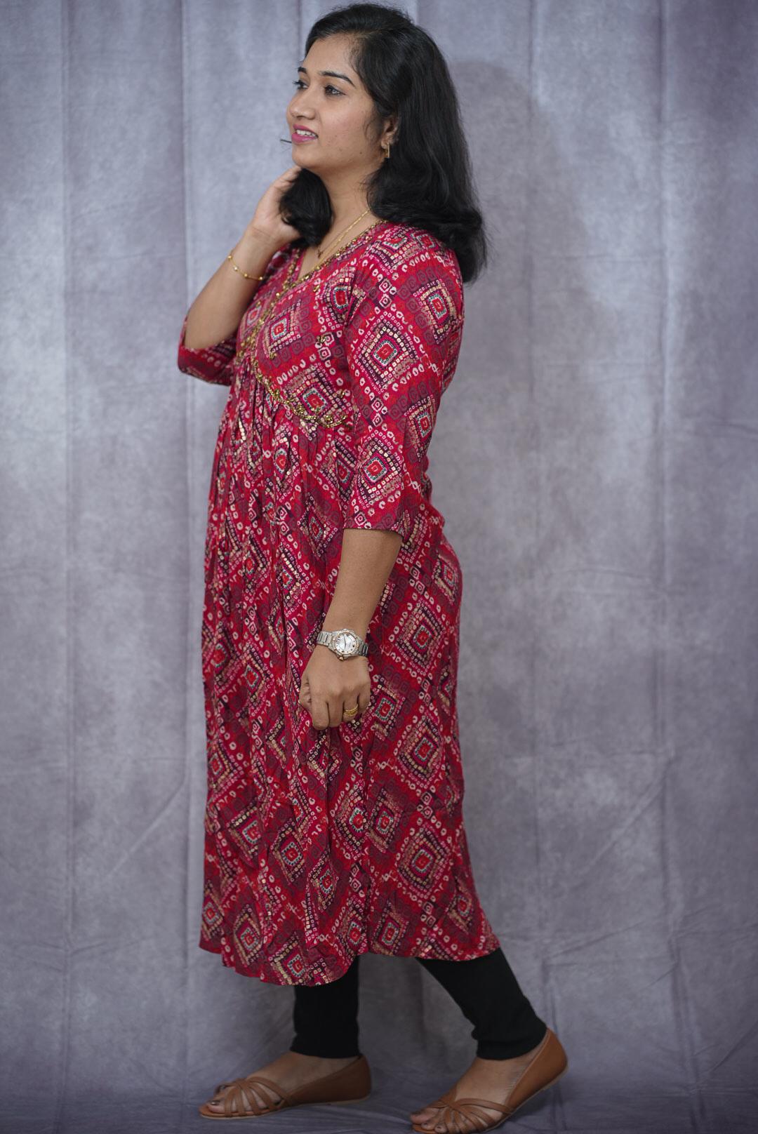 Bandani design kurta(KER-1120)