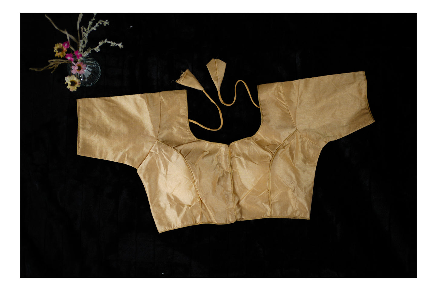 Blouse in golden colour (Code:B1)