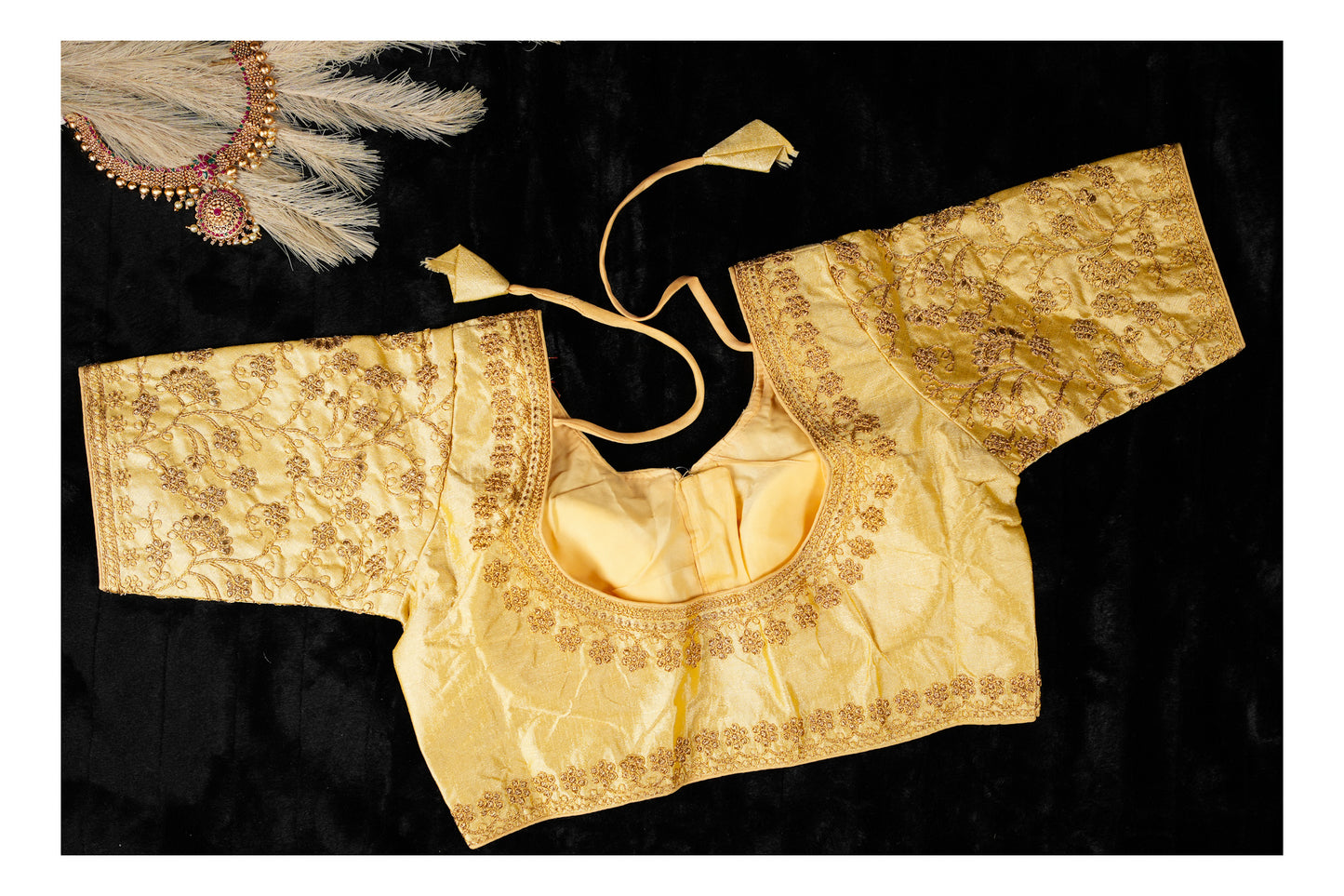 Blouse with handwork embroidery (Code:B10)