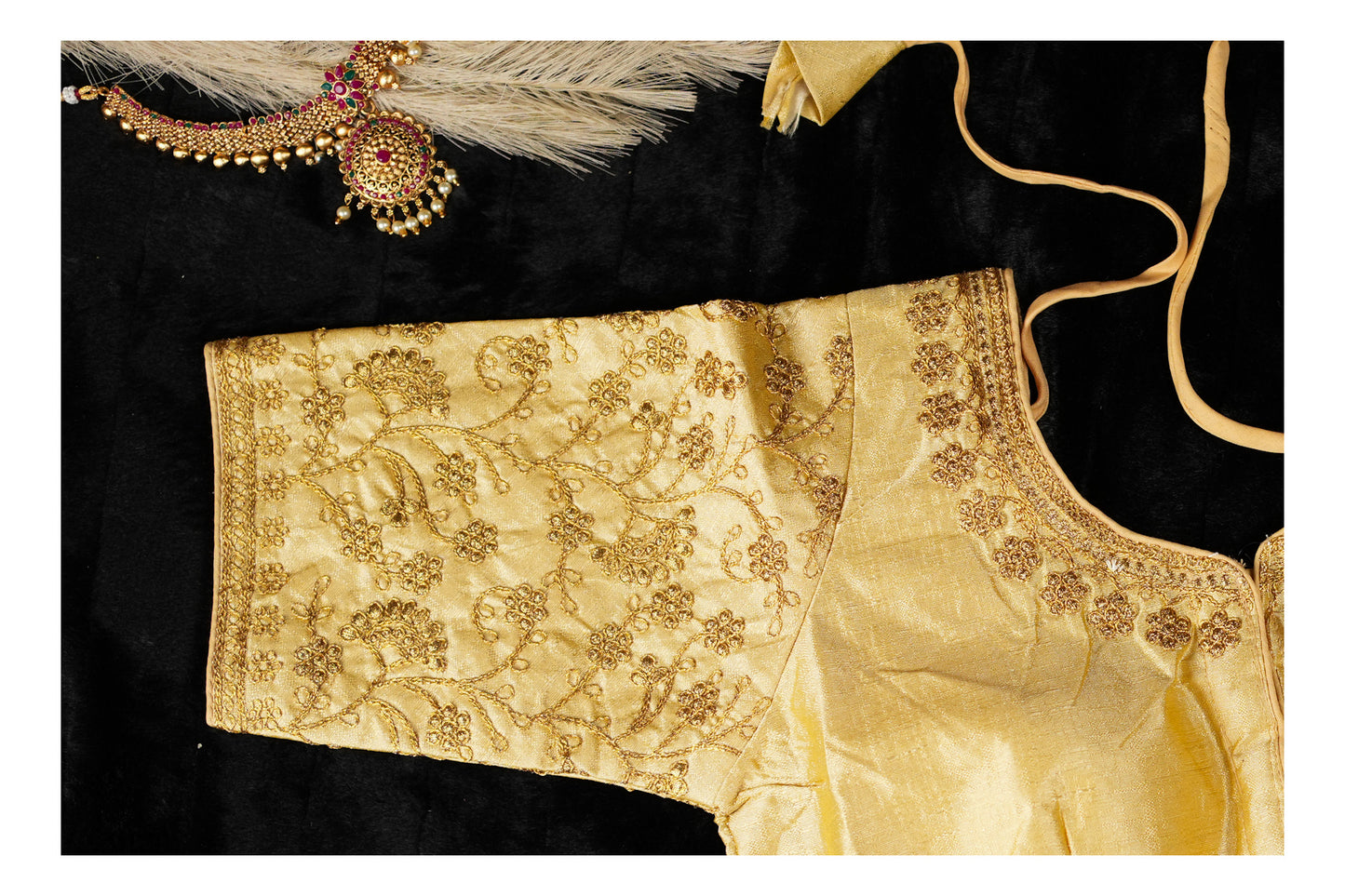 Blouse with handwork embroidery (Code:B10)