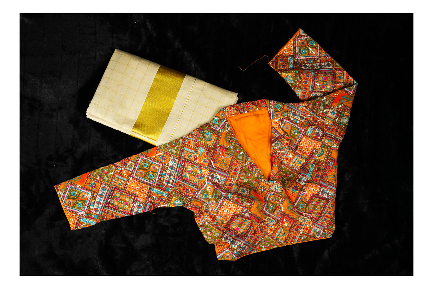 Blouse with collar style (Code:B11)