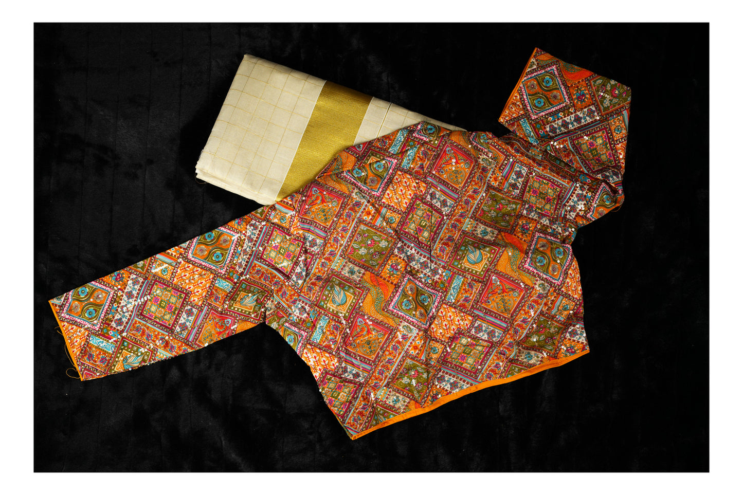 Blouse with collar style (Code:B11)