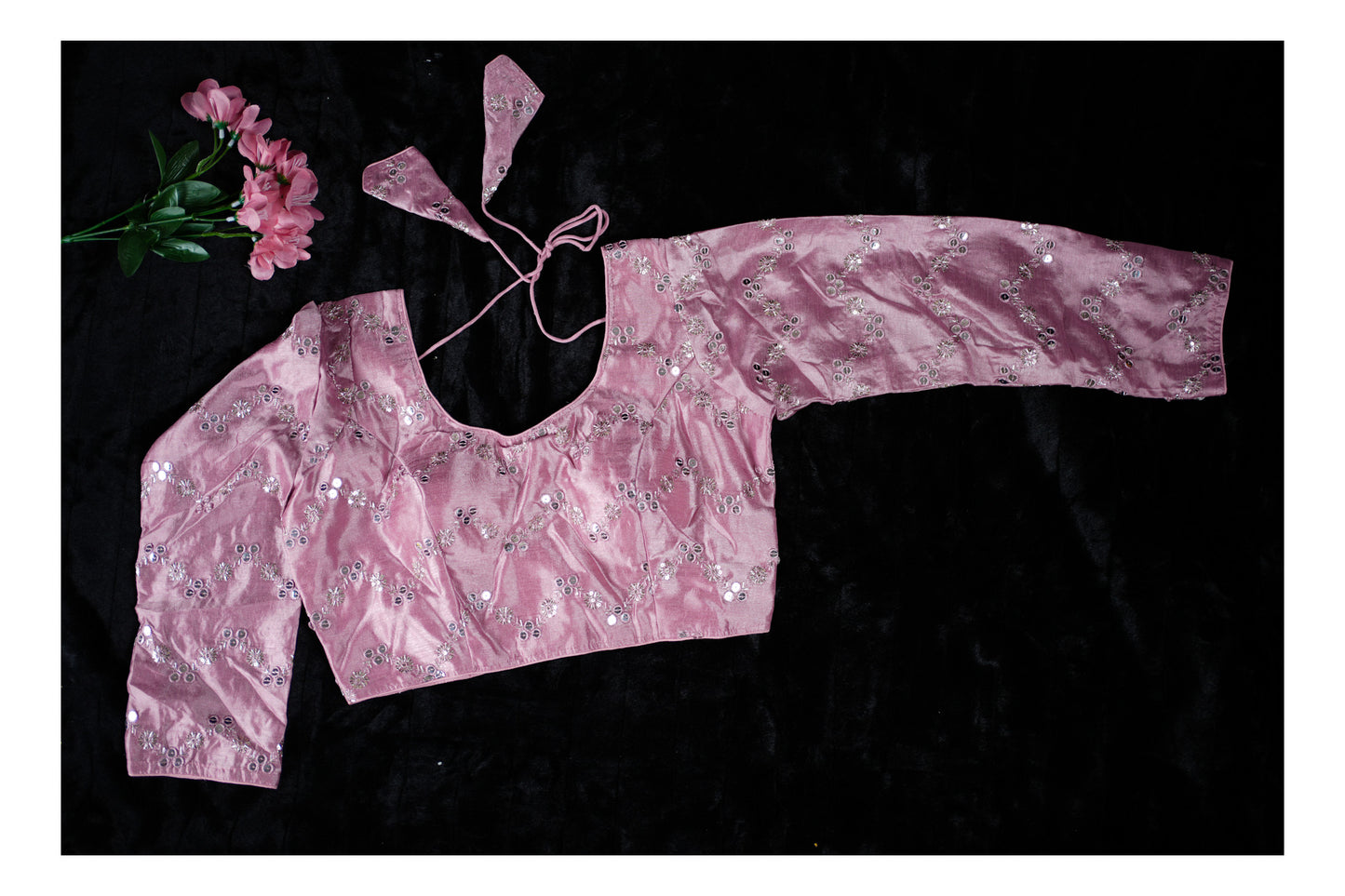 Blouse in onion pink colour (Code:B3)