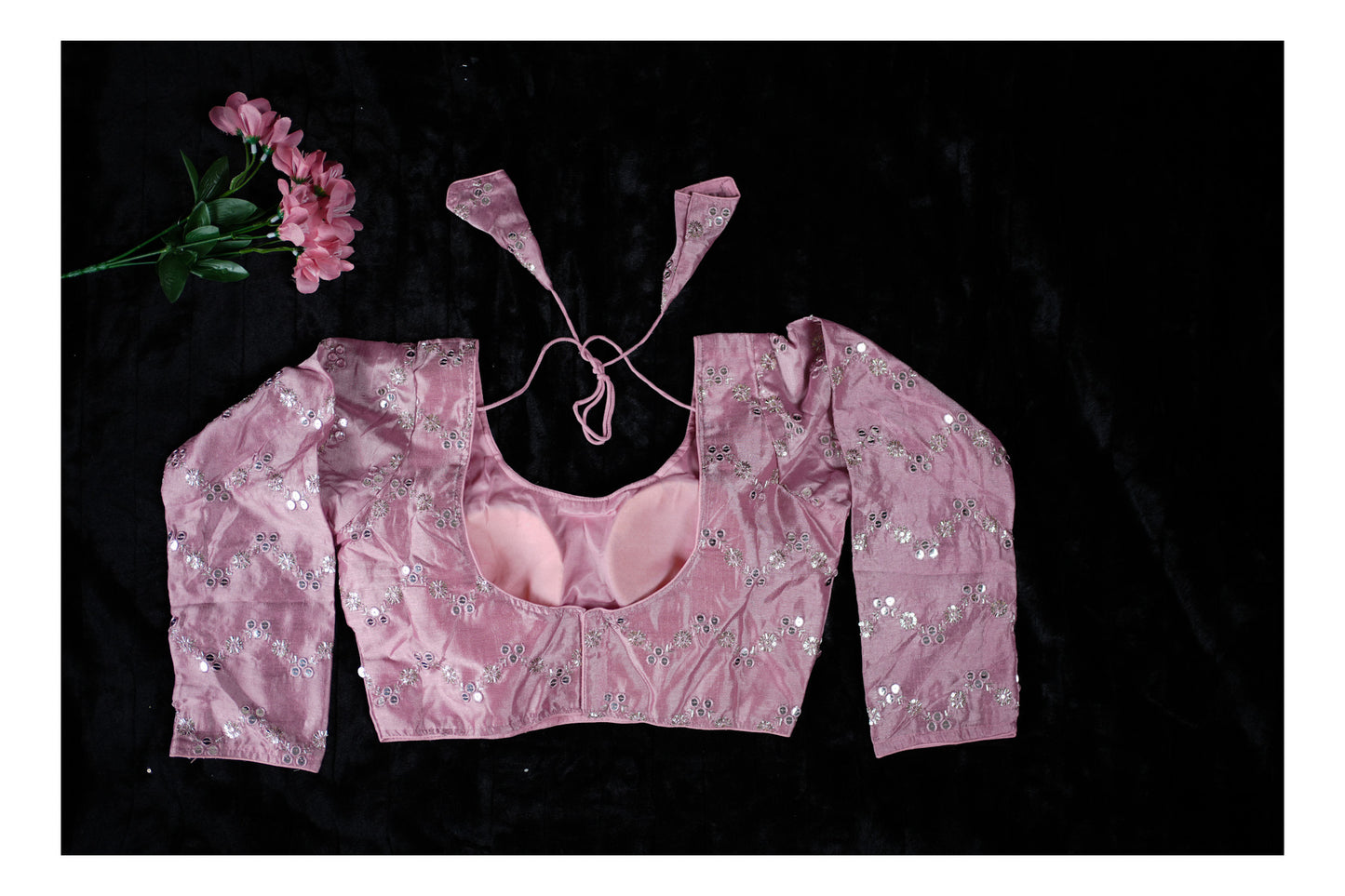 Blouse in onion pink colour (Code:B3)