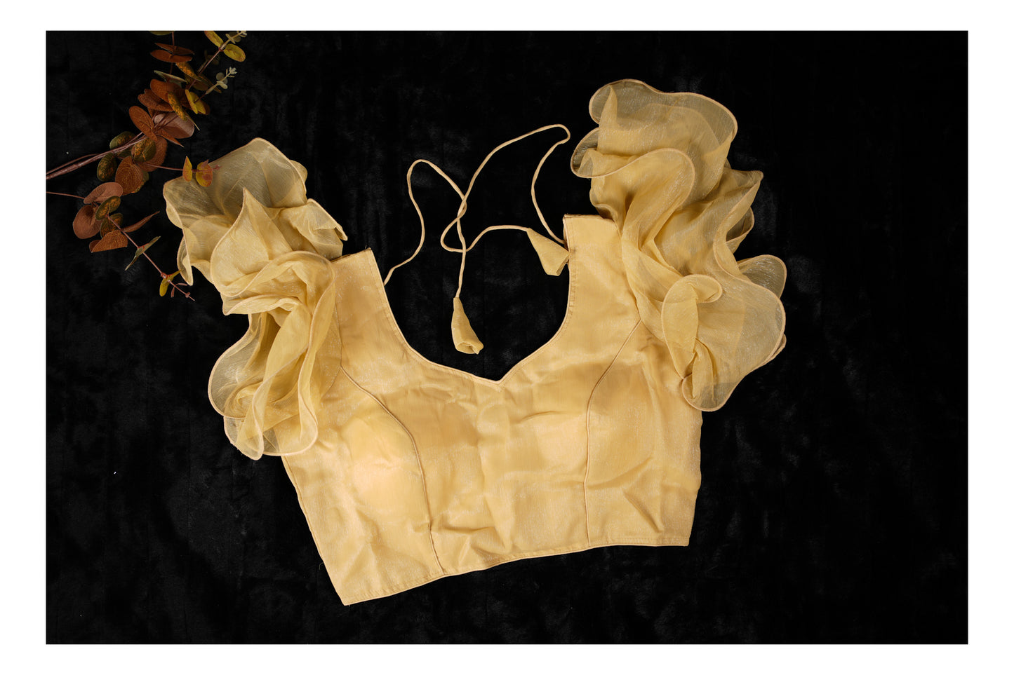 Blouse with puff sleeves(Code:B7)