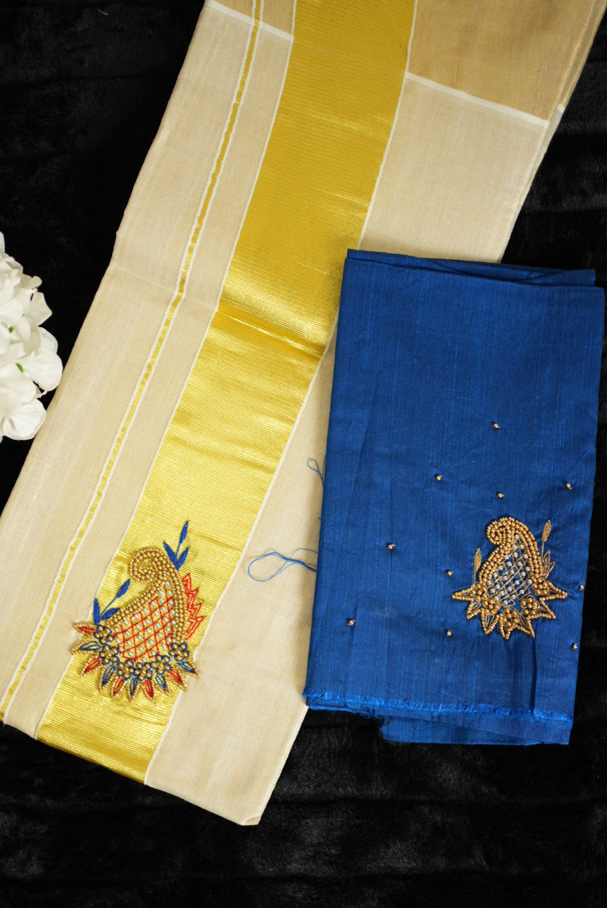 Kasavu set mundu (SM-198)
