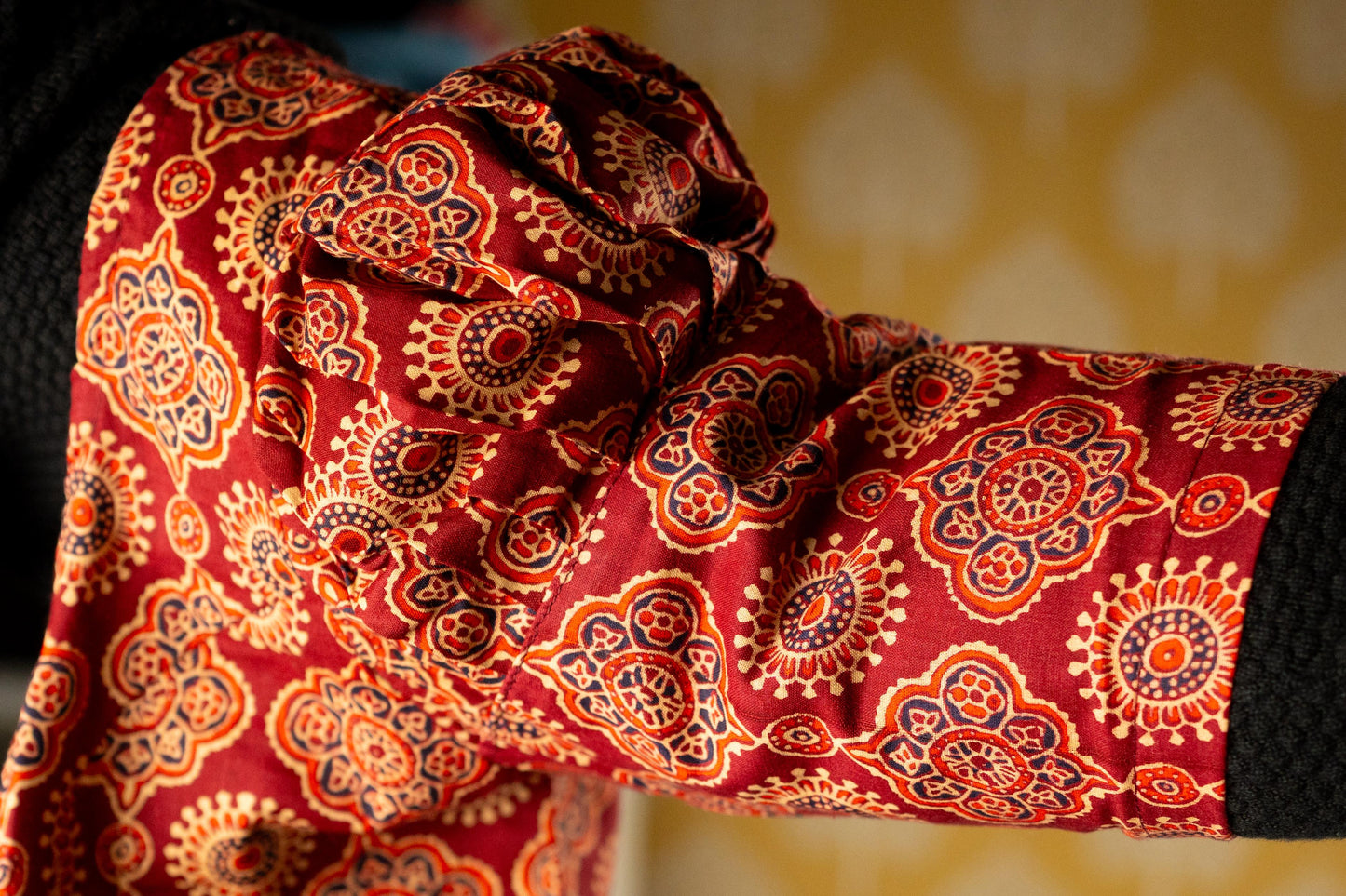Cotton Ajrakh Blouse(Code:B37)