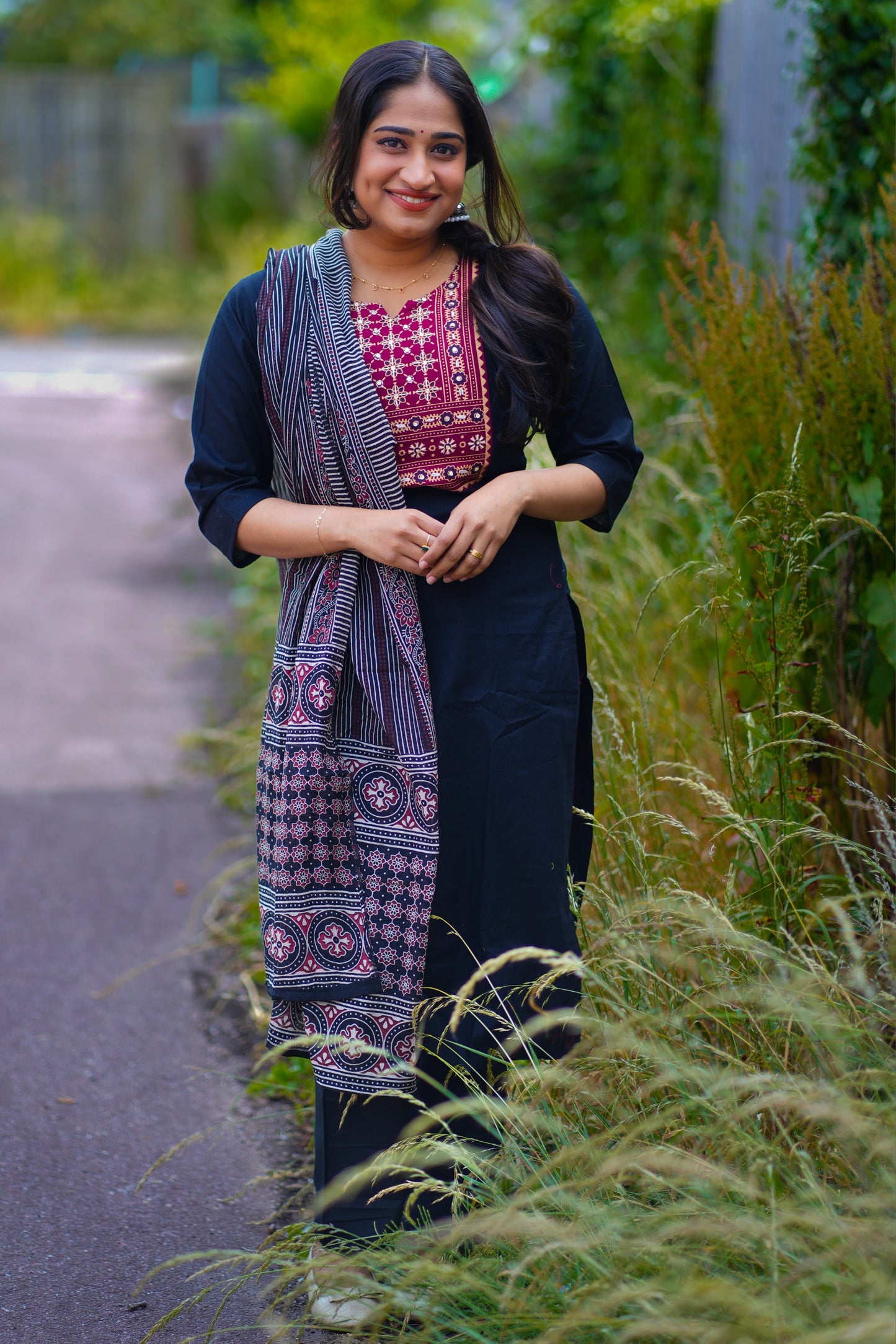 Premium cotton Kurti set (KSH1003)