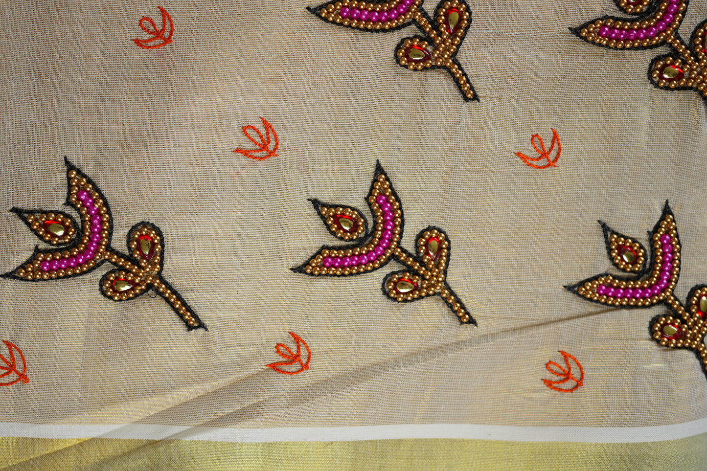 Kasavu set mundu (SM166)