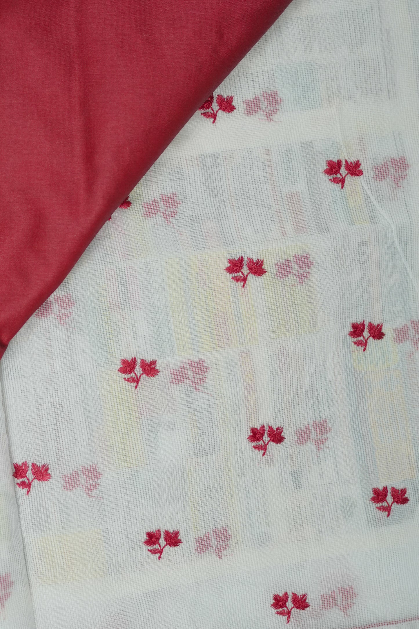 Premium Cotton White saree (SAR-1138)
