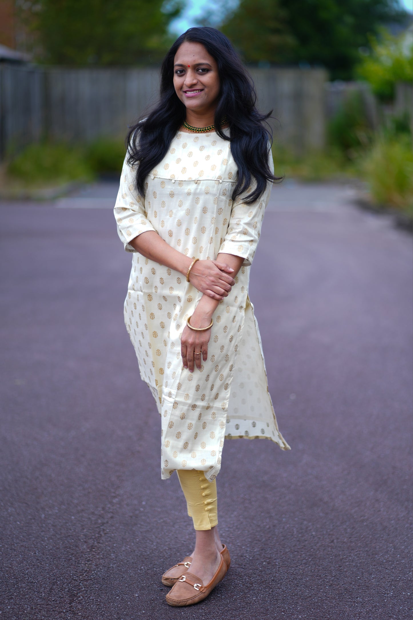 Tissue Kasavu Churidhar (KER-1064)