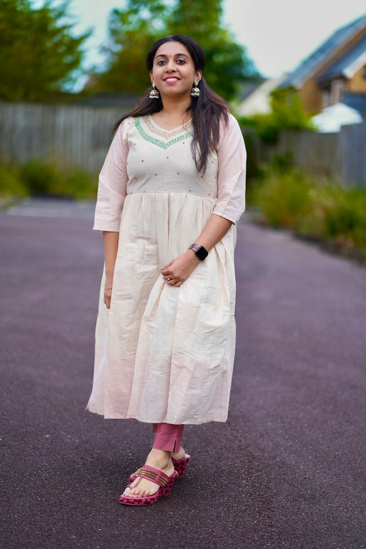 Kasavu frock style top(KER1011)