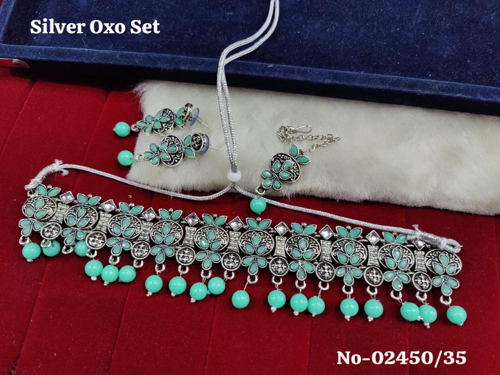 Silver oxidised set -(G26)