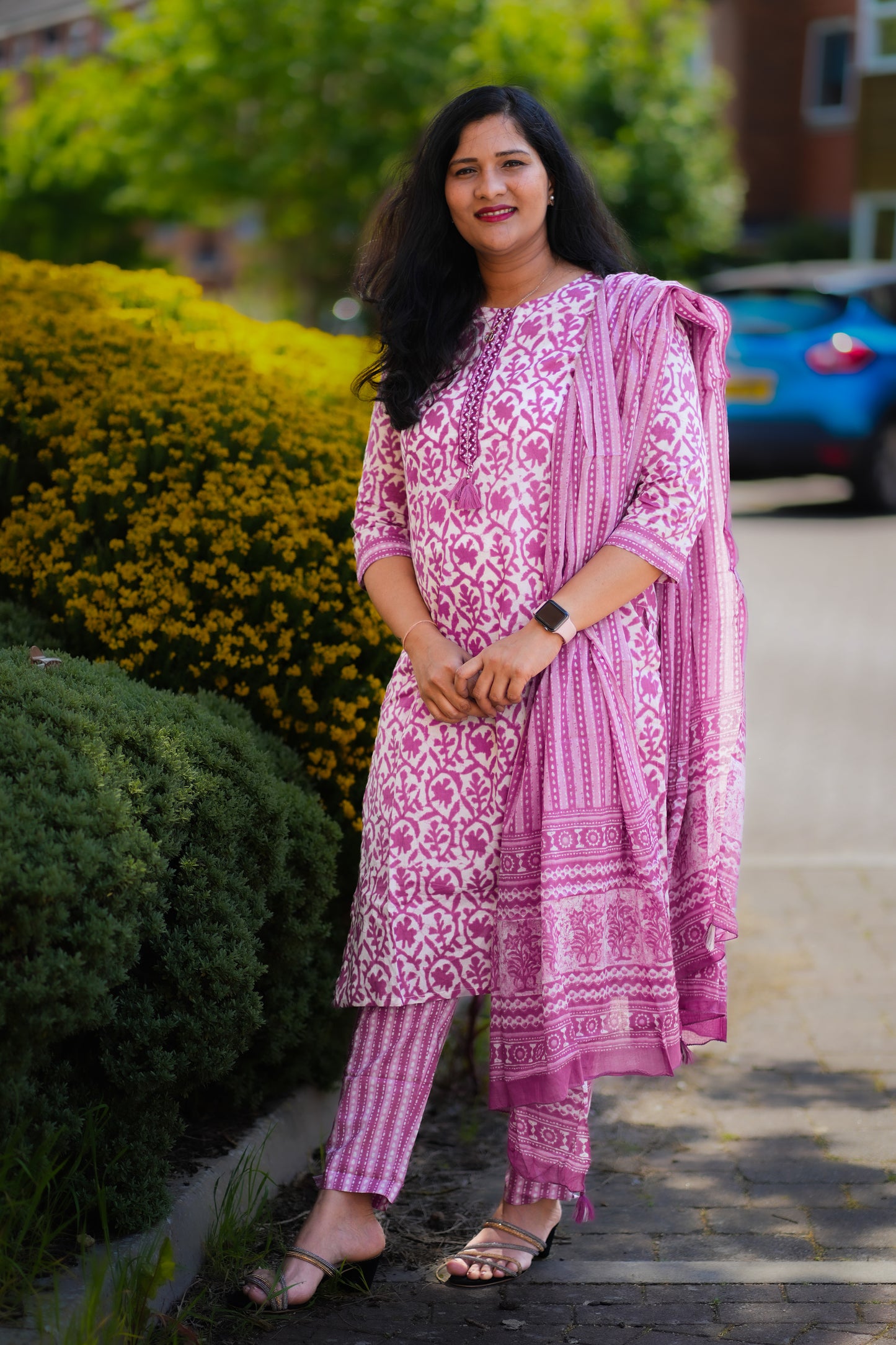 Premium cotton kurti set (AMB106)