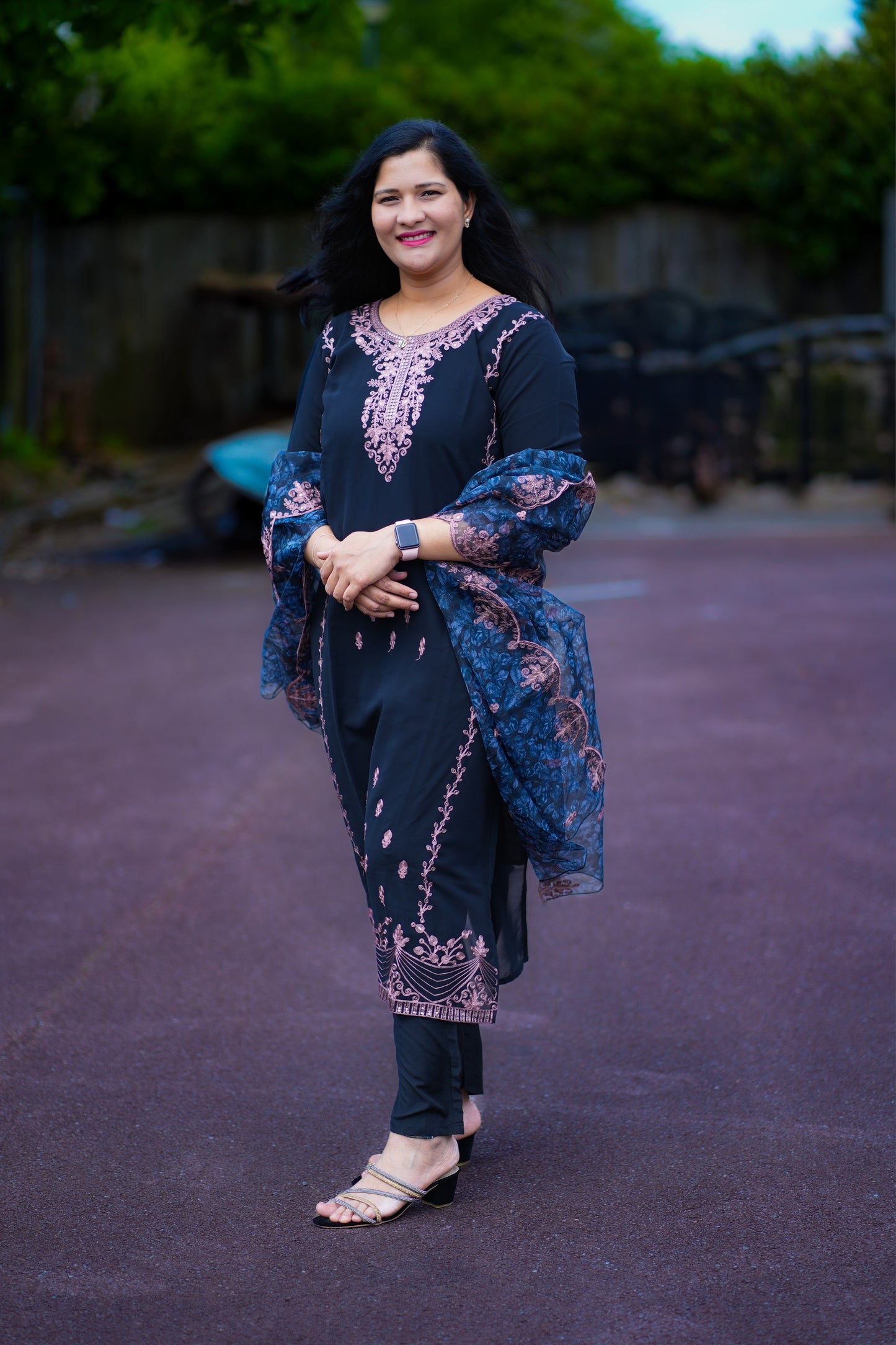 Premium georgette fabric Kurti set (KER866)