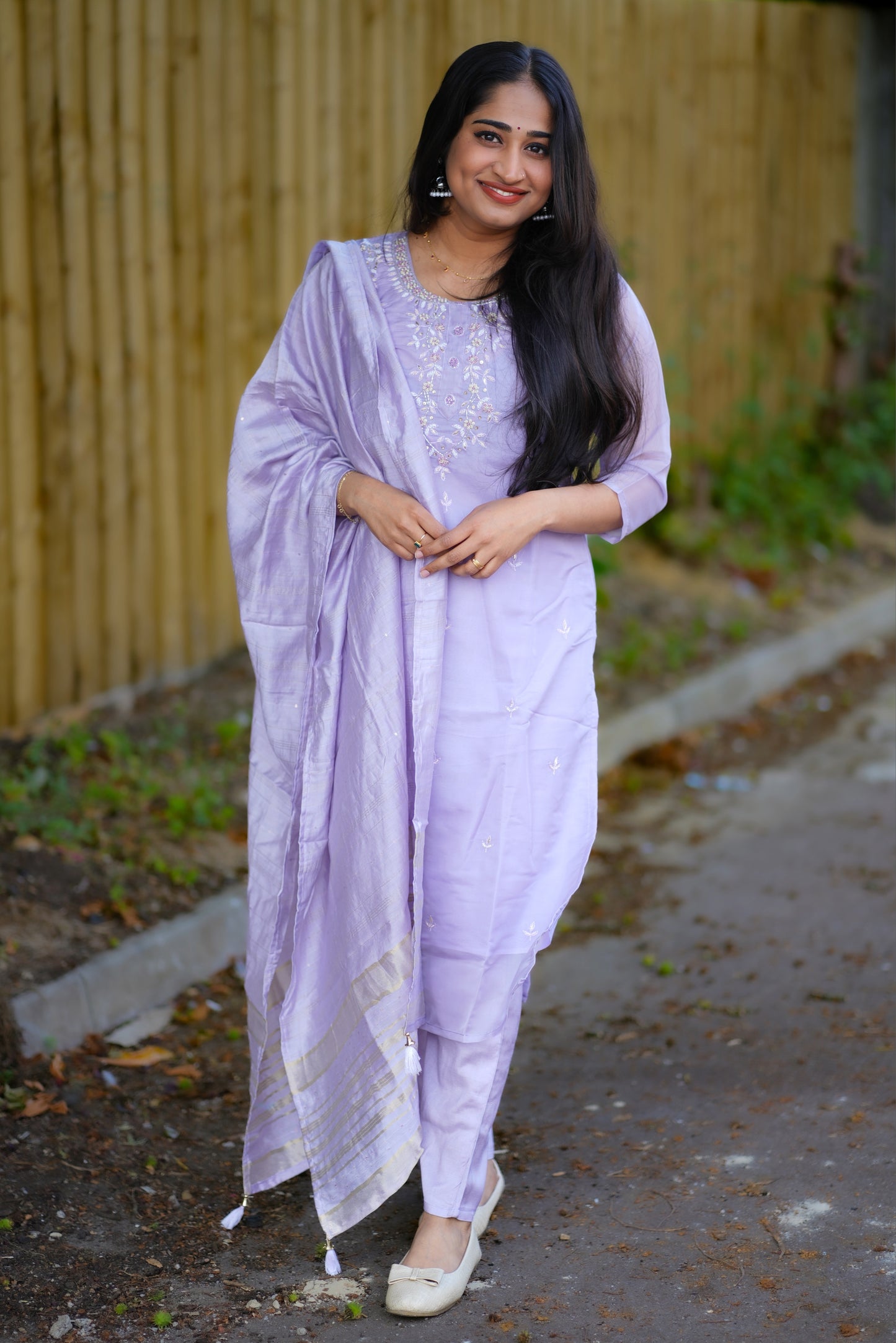 Cotton silk Kurti set (KSH1002)