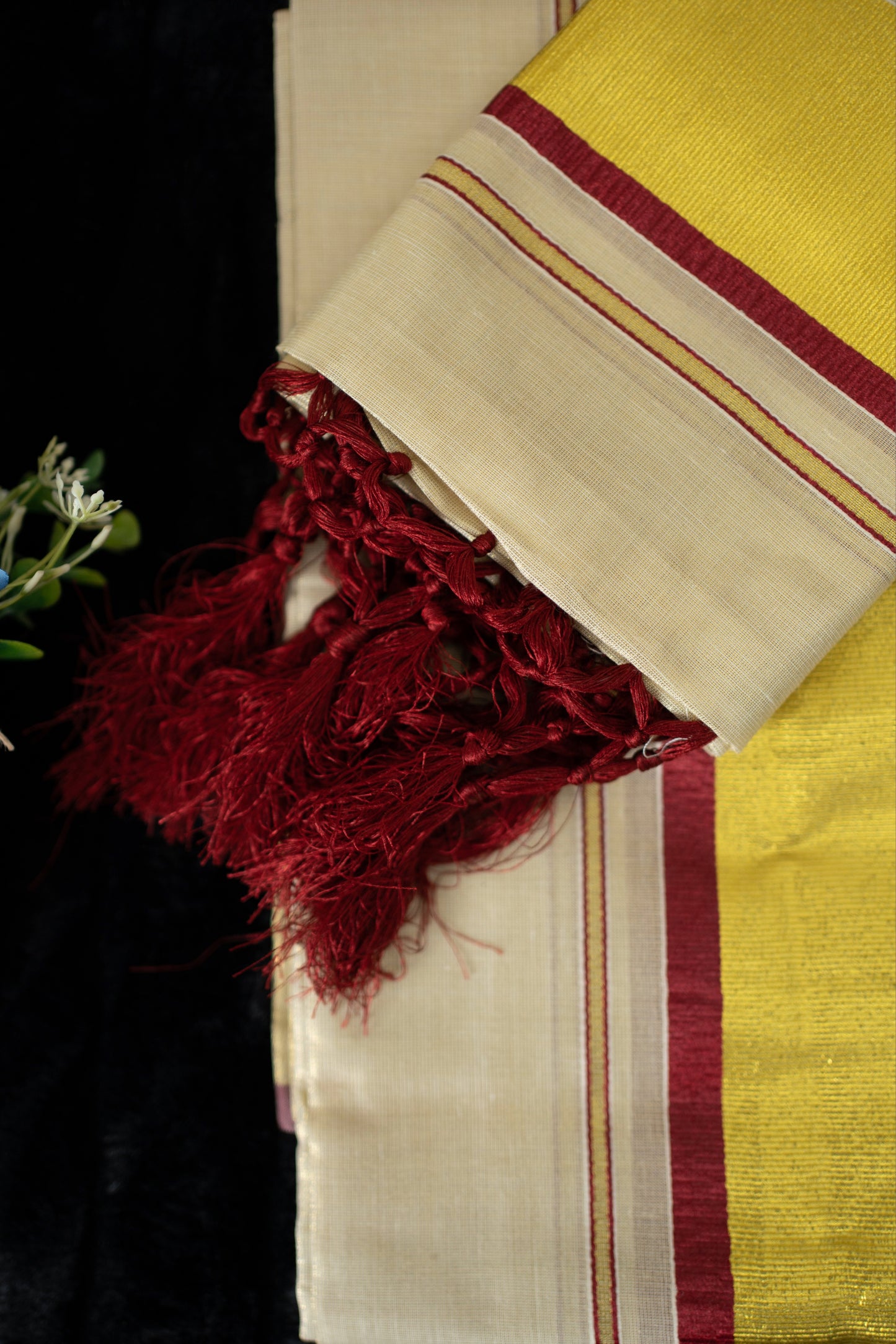 Set mundu with polka dots(SM-169)