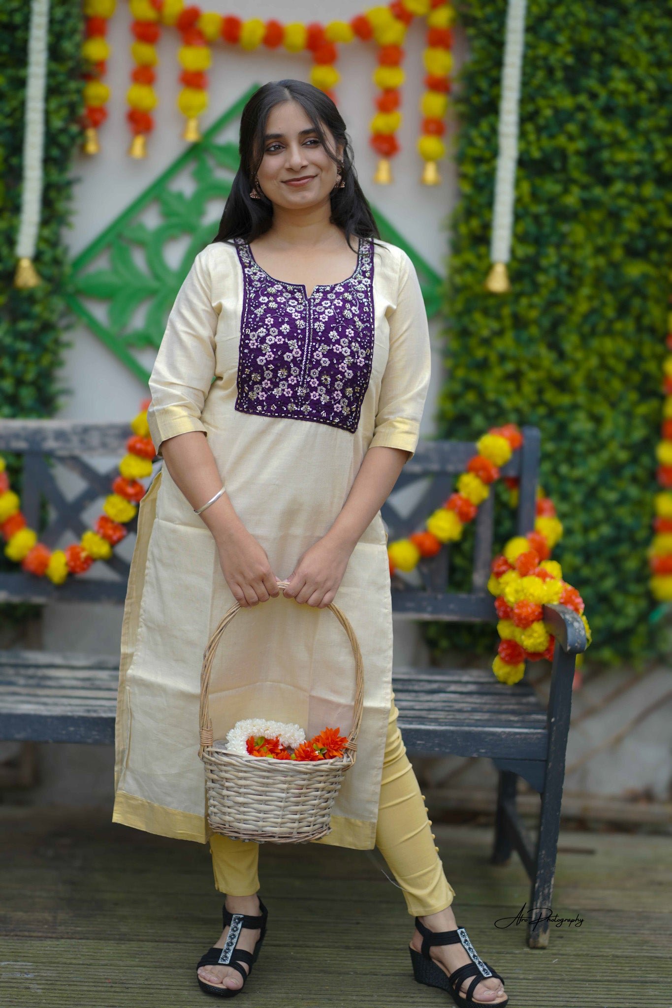 Tissue Kurti Top (KER-1142)