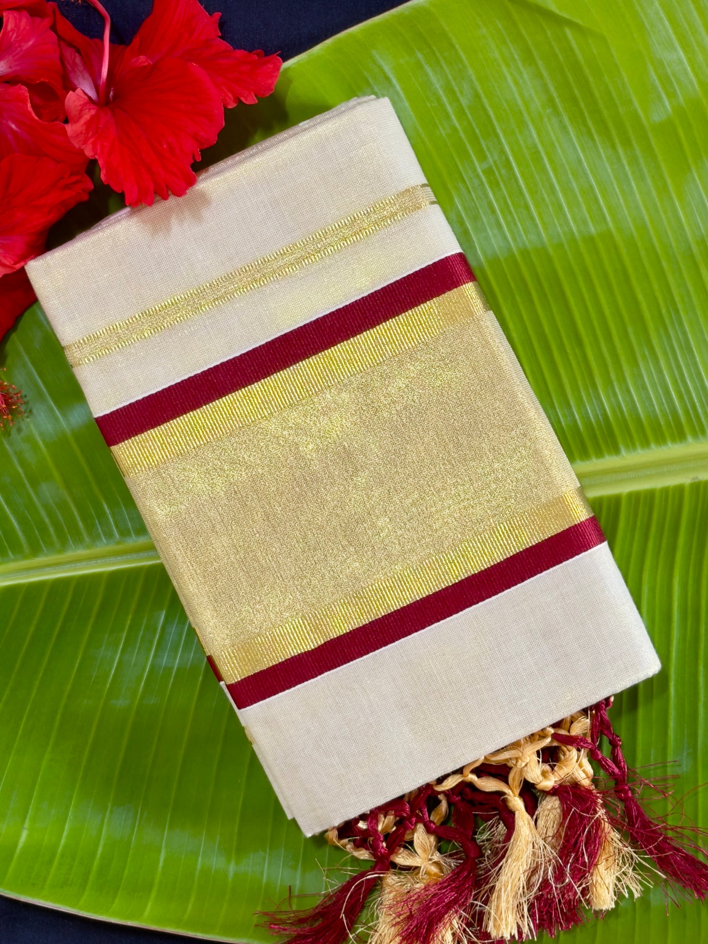 Premium Kerala tissue set mundu (SM-260)