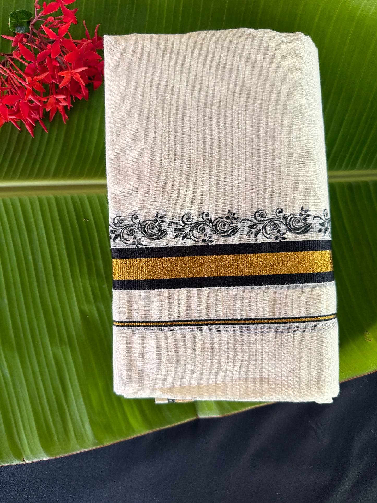 Premium Kerala cotton set mundu (SM-262)