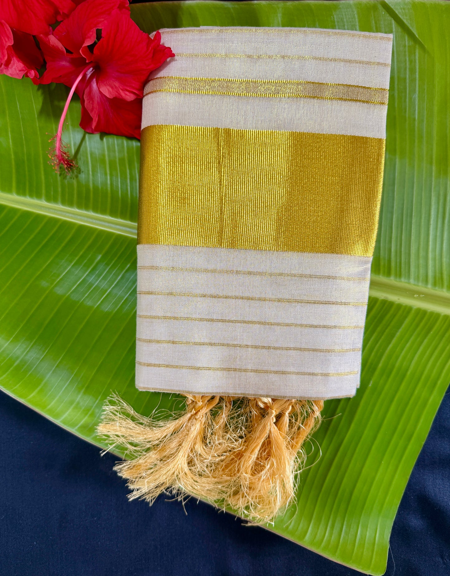 Premium Kerala tissue set mundu (SM-284)