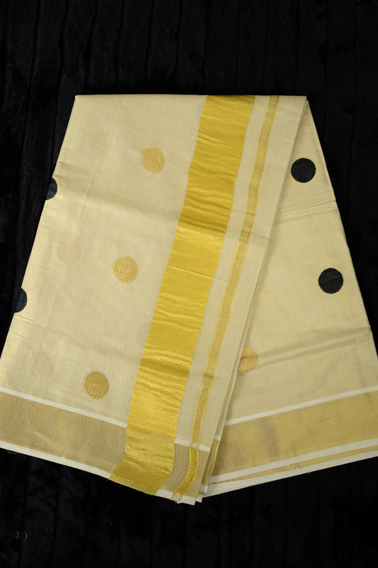 Saree with polka dots(SAR-200)