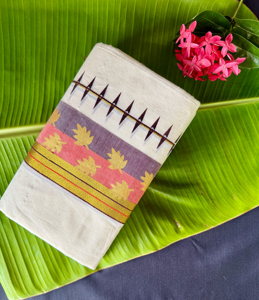 Premium Cotton set mundu(SM-274)