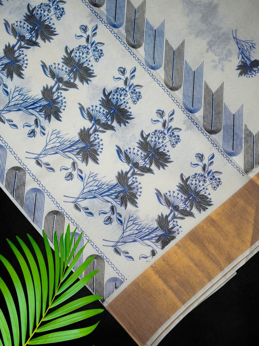 Cotton kasavu saree(SAR-250)