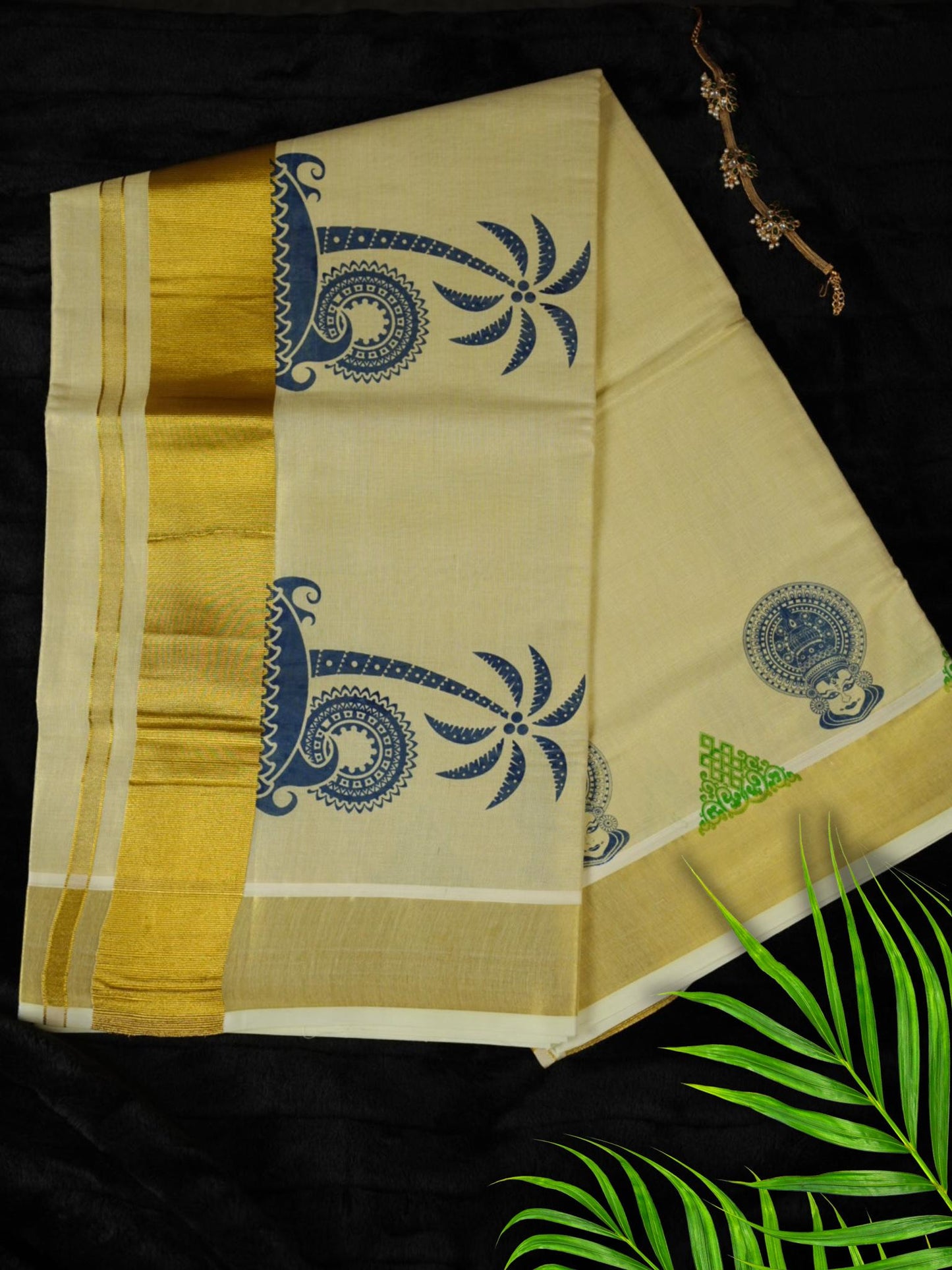 Tissue kasavu saree(SAR-246)