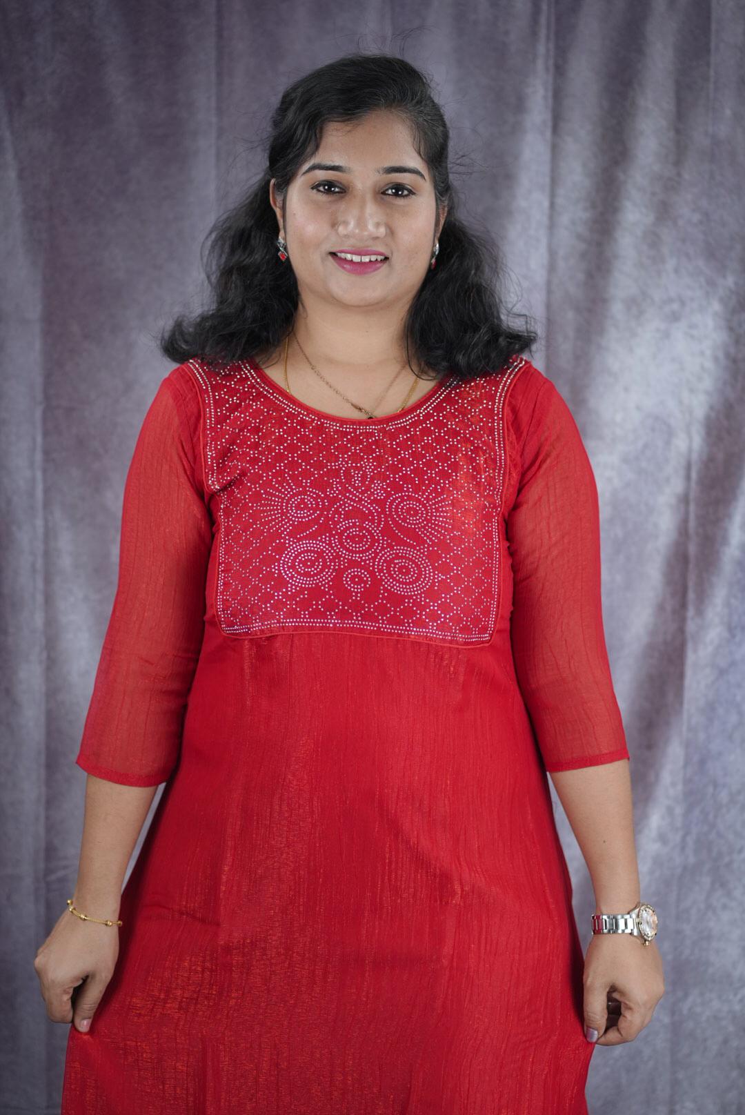 Georgette Kurti top(KER-2011)