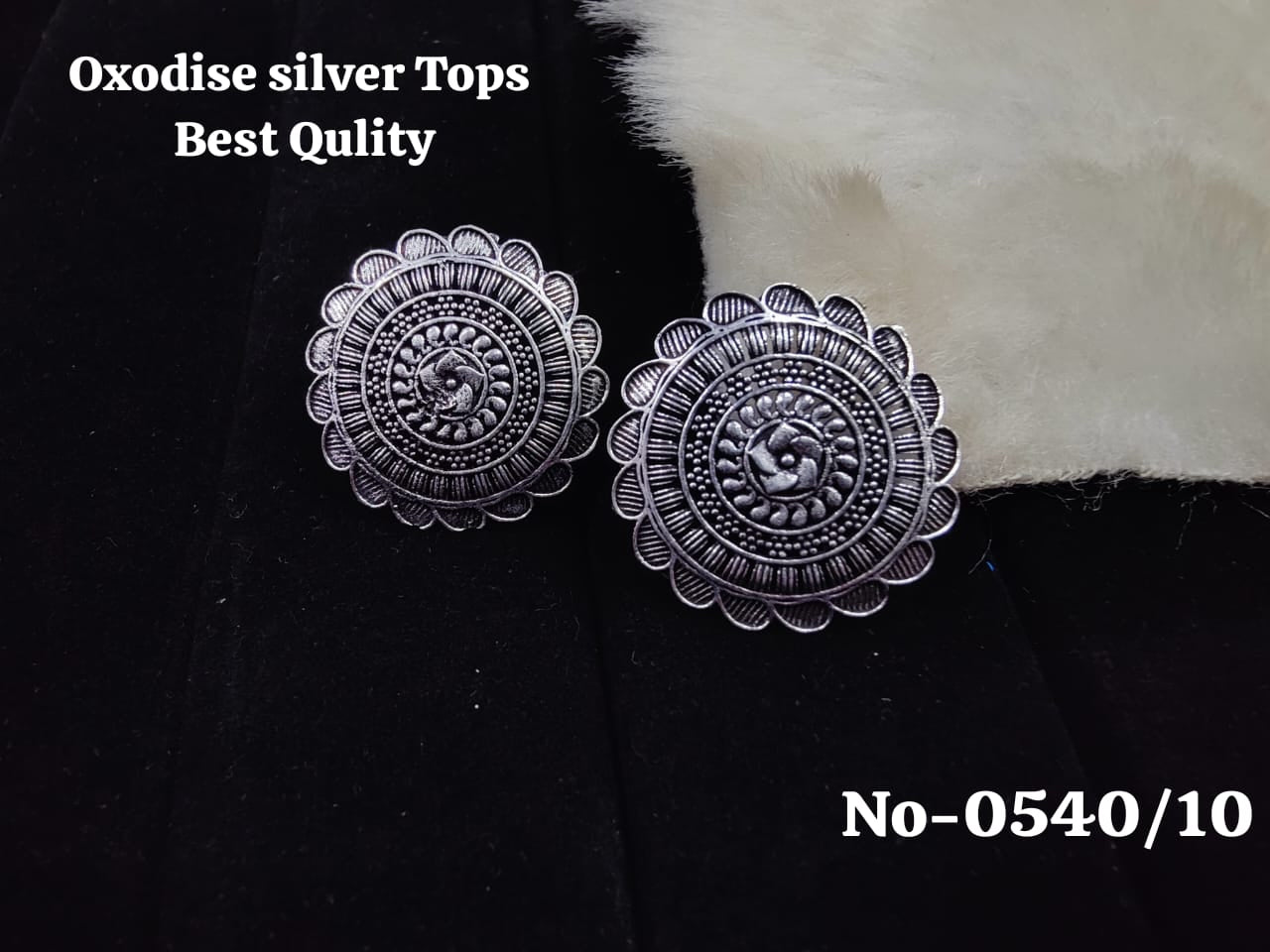 Oxodize silver earings