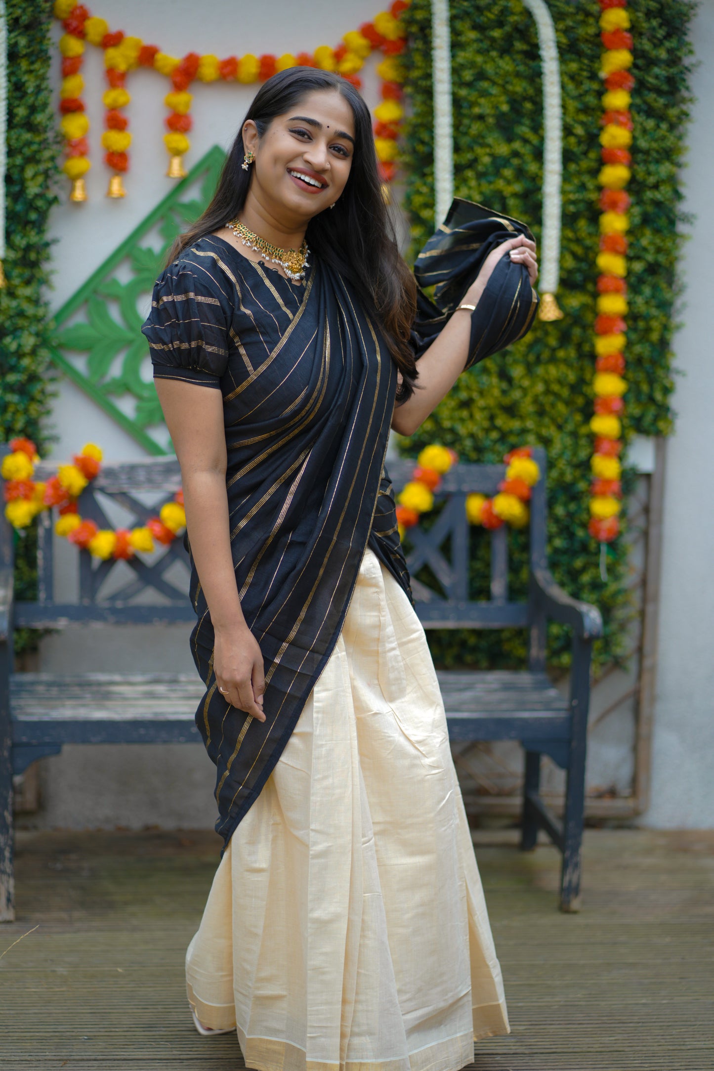 Elegant Dhavani set (KER-1138)