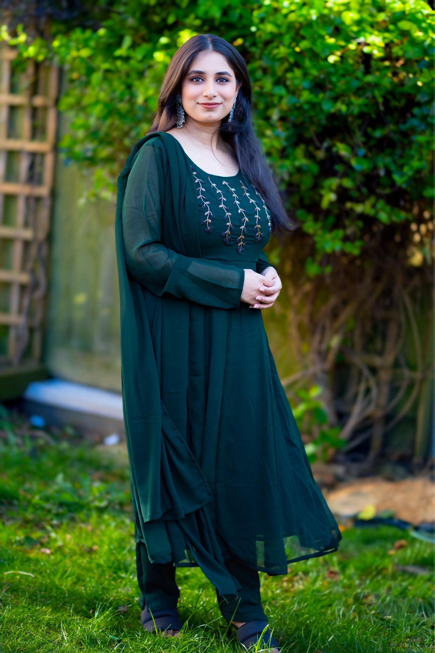 Premium georgette kurti set(KER-1092)