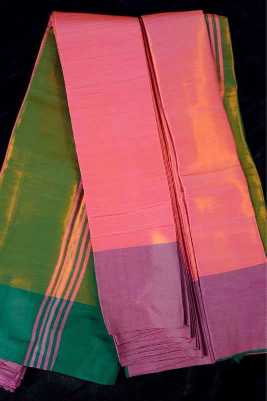 Elegant Banarasi Art Silk Saree with Zari Border – Festive & Wedding Wear(SAR-1113)