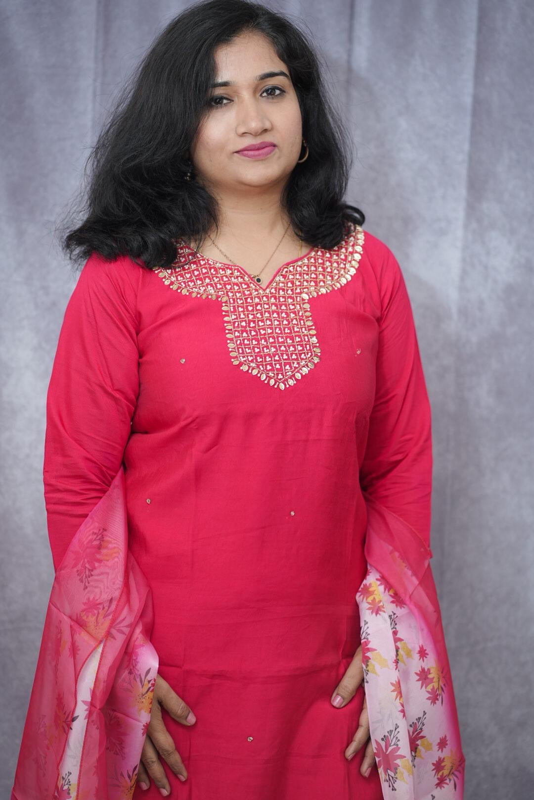 Premium cotton kurti set(KER-1096)