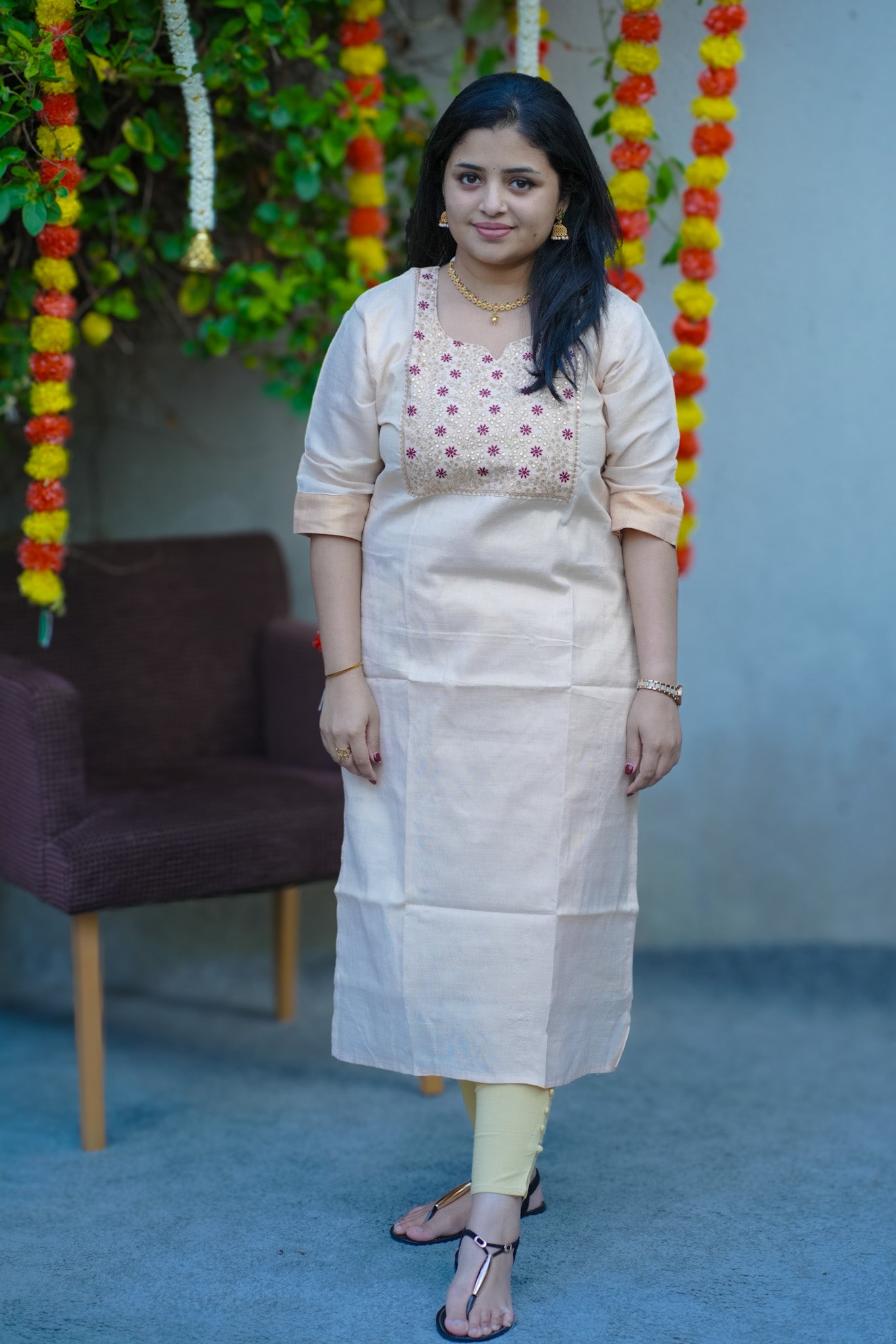 Tissue Kasavu Top(KER-1153)