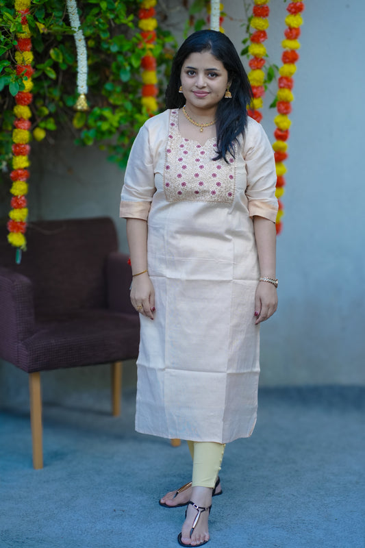 Tissue Kasavu Top(KER-1153)
