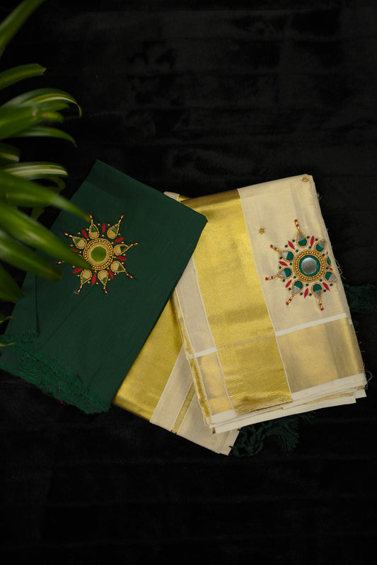Kasavu set mundu (SM-254)