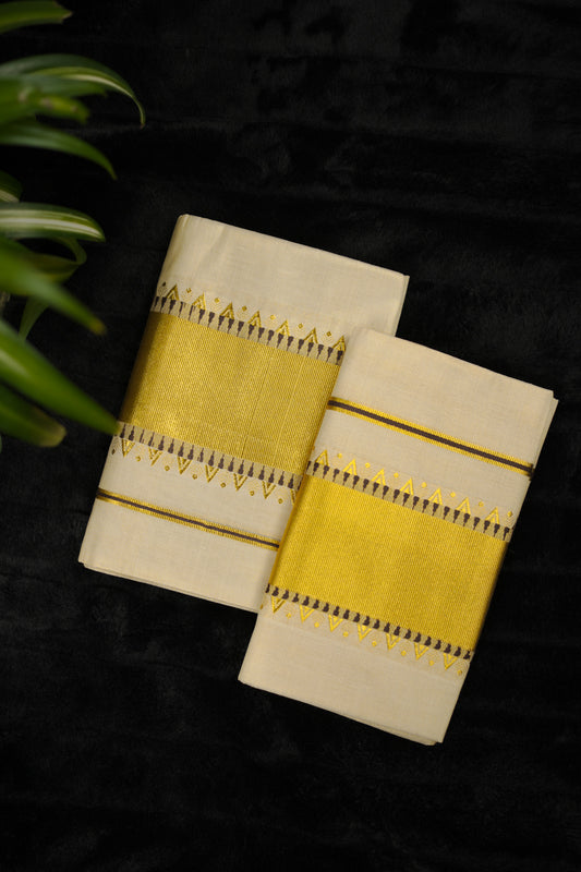 Premium Kasavu Set Mundu (SM-256)