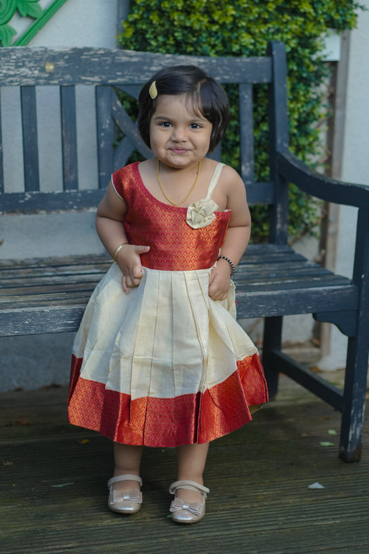 Girls Elegant Tissue Frock – Party & Occasion Wear
(KCW133)